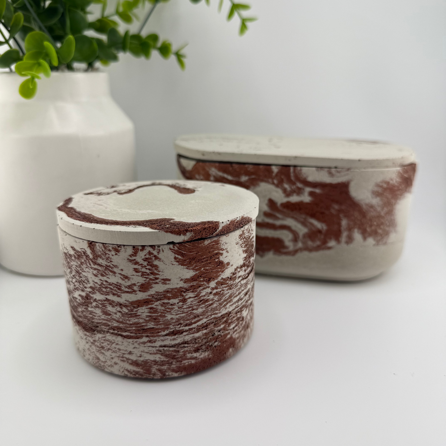 Cascade Creek Concrete Candle